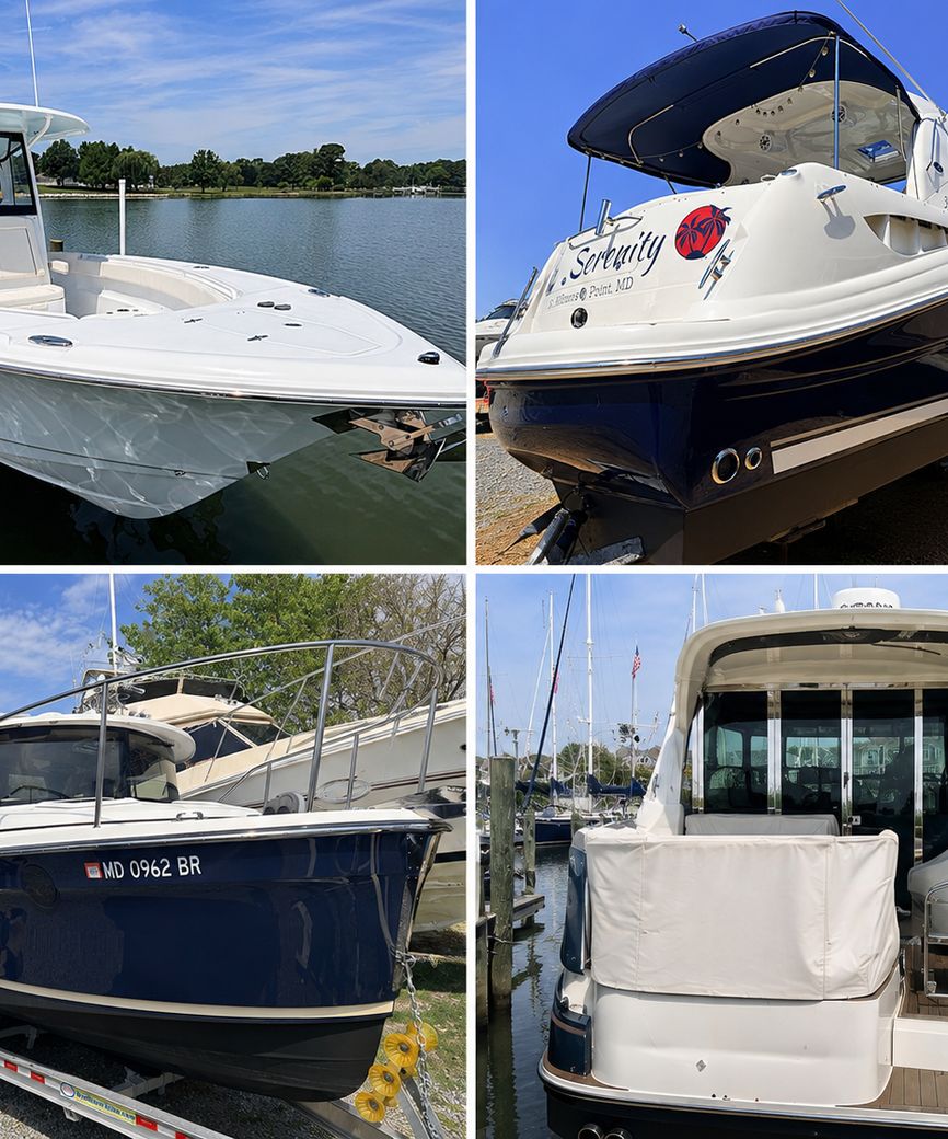 detailing service on a boat